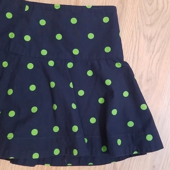 𝅺hollister Gilly Hicks Sydney skirt polka dot size 2 Mini Skater - Picture 3 of 9